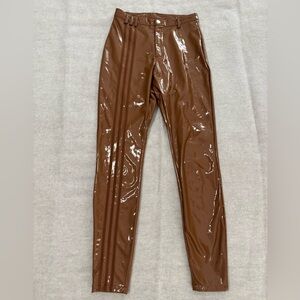 Adidas Ivy Park latex legging pants